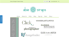 Desktop Screenshot of abiestraps.com