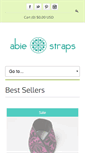 Mobile Screenshot of abiestraps.com